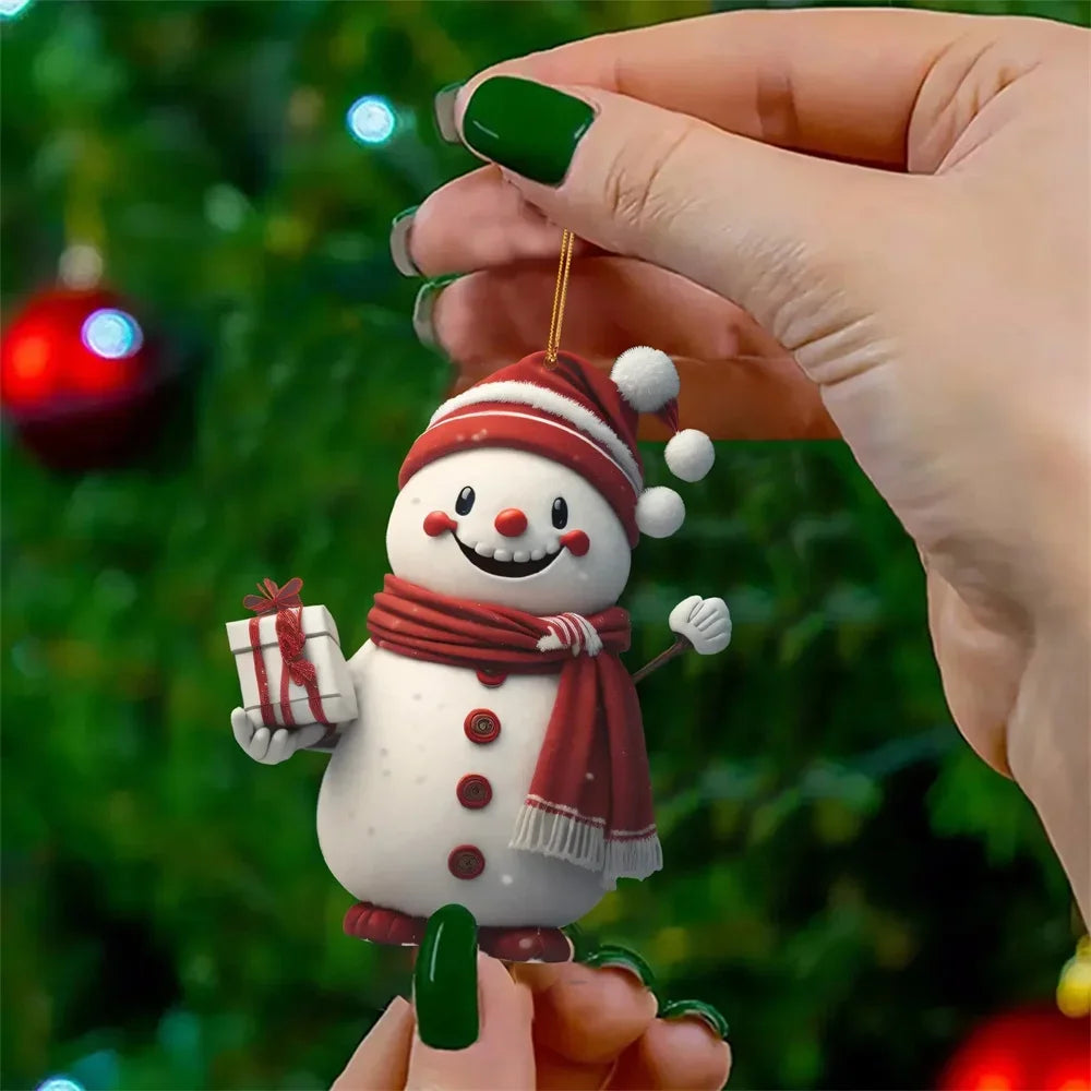 Frosty Fun Christmas Ornament