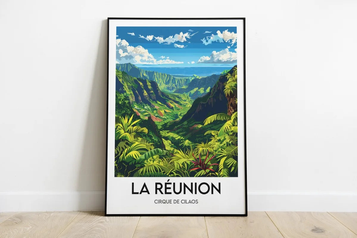 La Réunion Travel Canvas