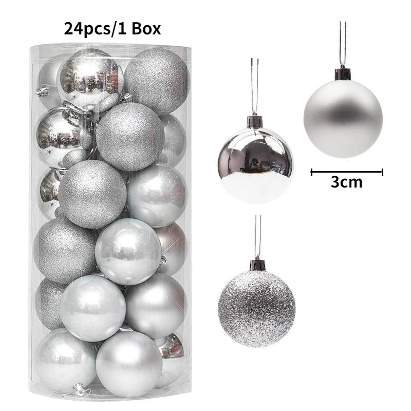 Elegant Xmas Tree Decorations for Home, Party, and New Year 2026 Décor
