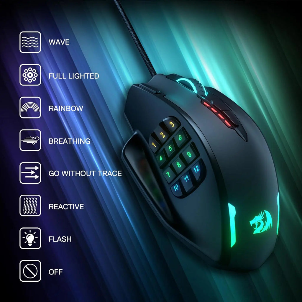 Redragon M908 RGB Elite Gaming Mouse