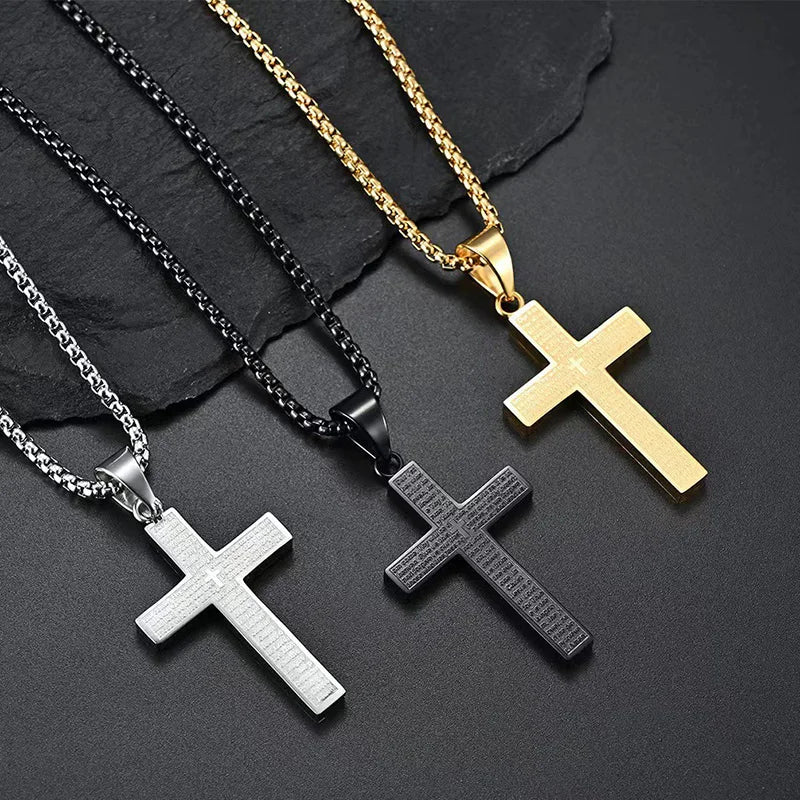 FaithGuard Prayer Cross Necklace