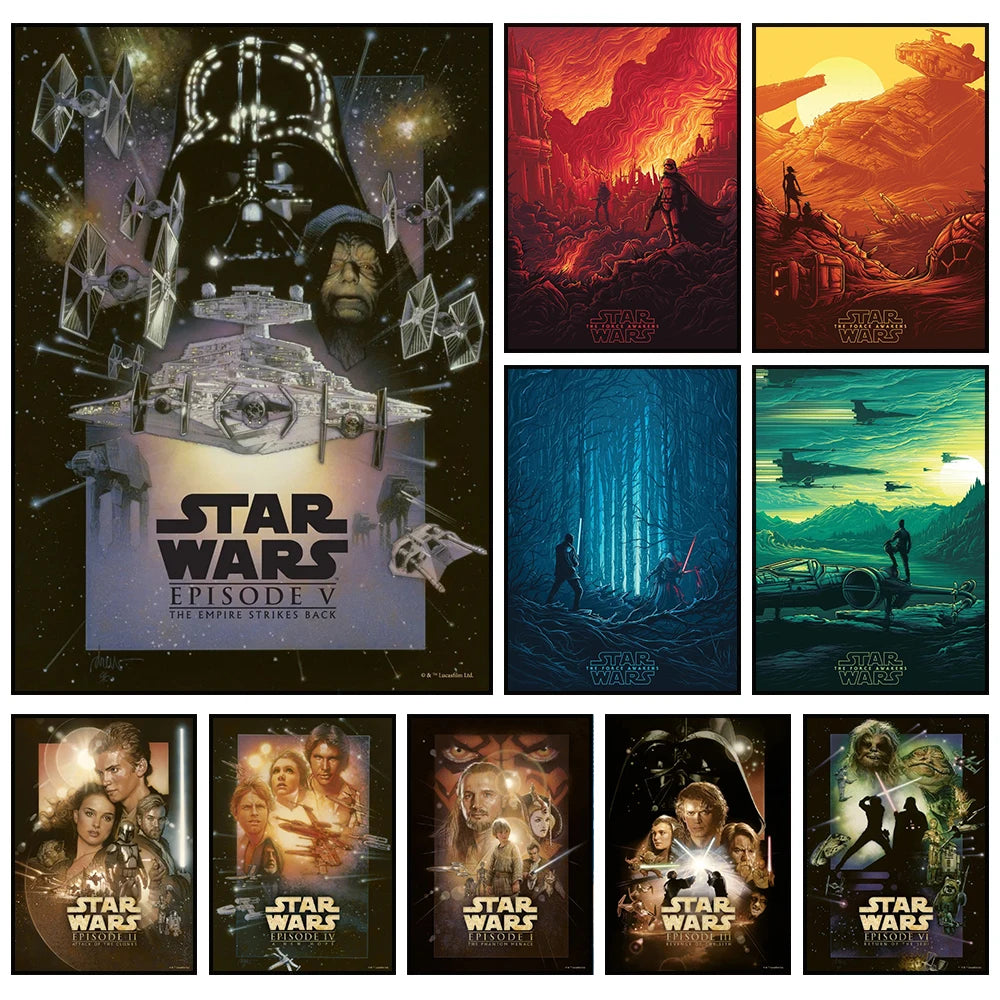 Star Wars Canvas Wall Art Poster