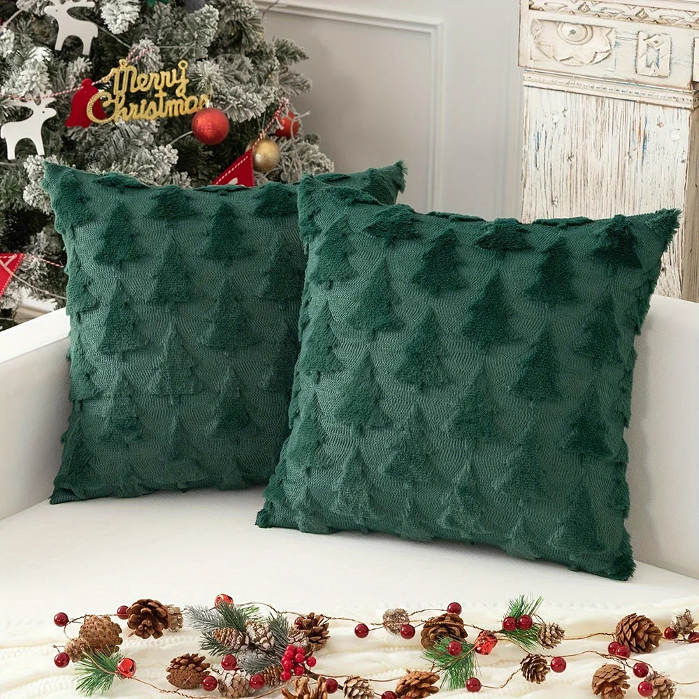 Christmas Tree Pattern Pillow Cases