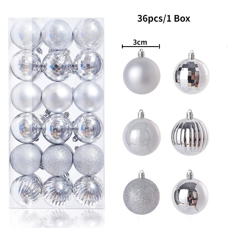 Elegant Xmas Tree Decorations for Home, Party, and New Year 2026 Décor