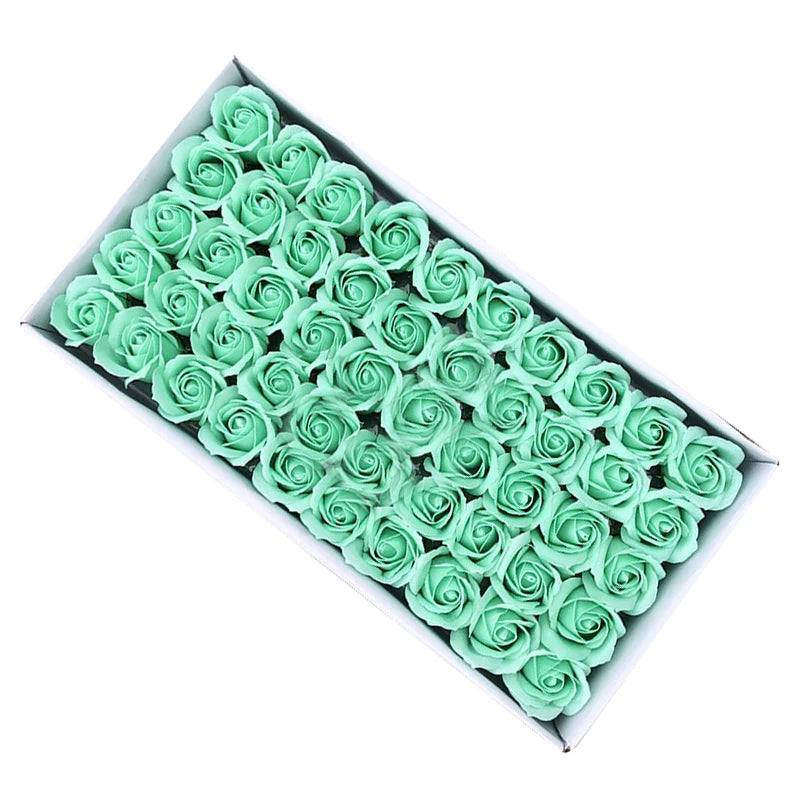 50pcs Artificial Rose Heads