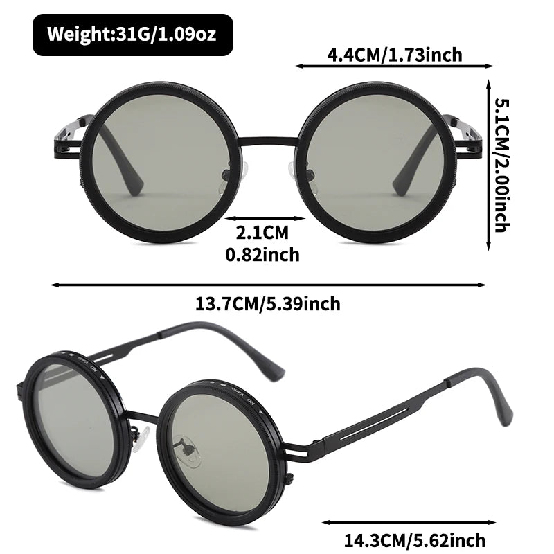 Rotatable Color-Adjustable Sunglasses