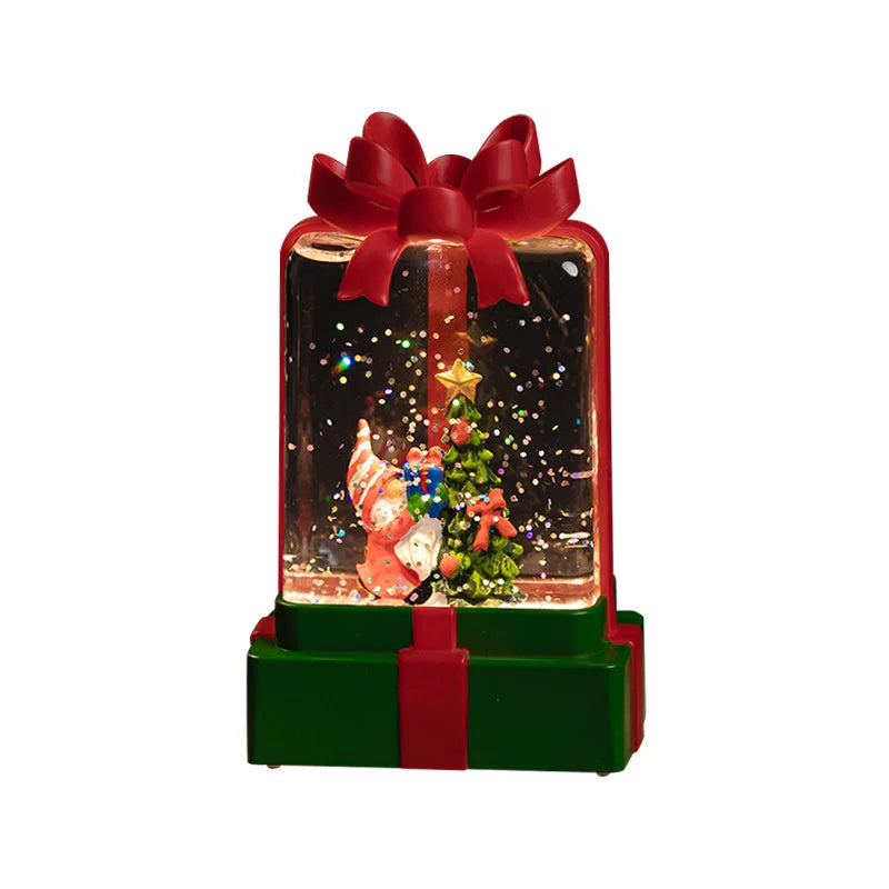 Christmas Snow Crystal Ball Night Light