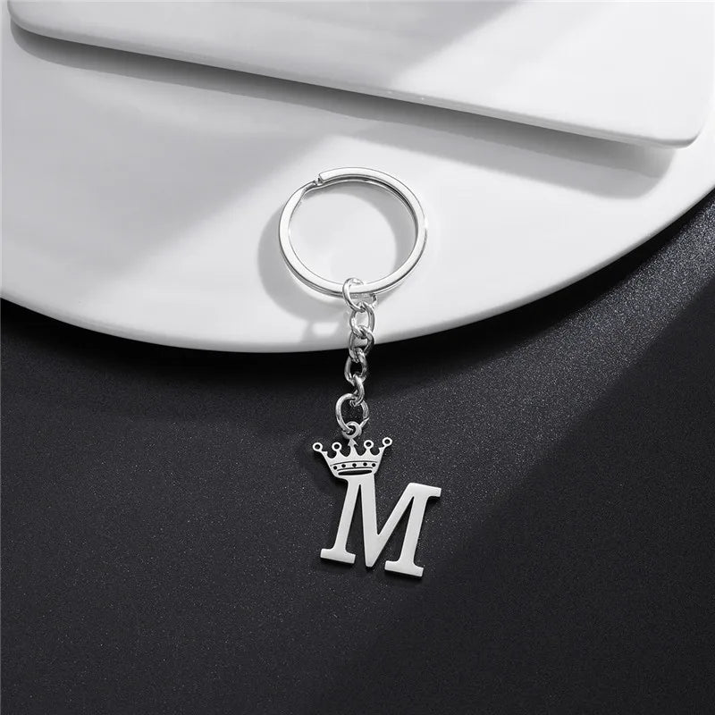 Royal Initial Keychain Charm