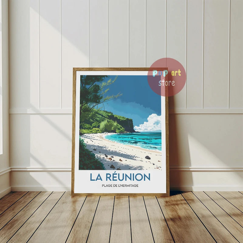 La Réunion Travel Canvas