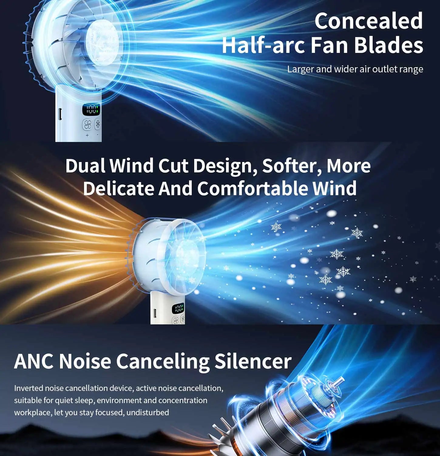 5200mAh Handheld Mini Fan