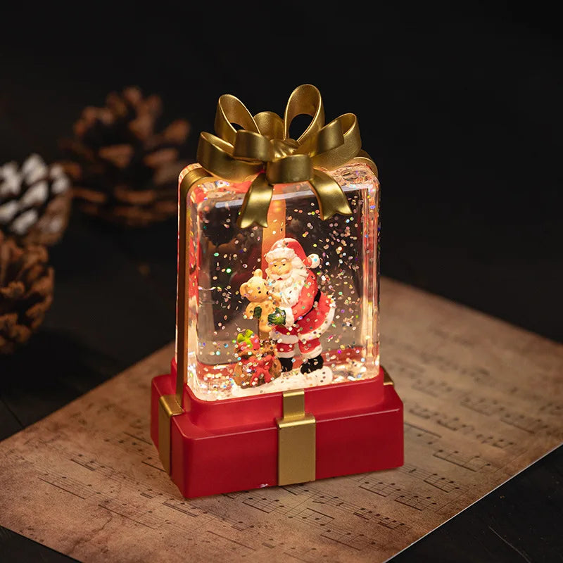 Christmas Snow Crystal Ball Night Light
