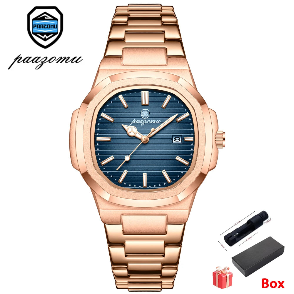 POEDAGAR Luxury Men's Quartz Watch