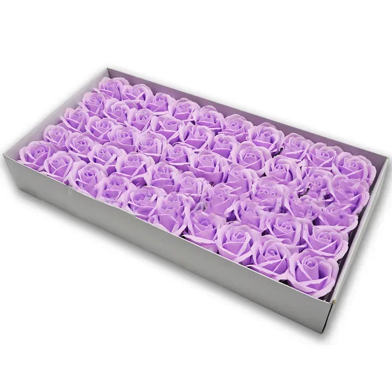 50pcs Artificial Rose Heads