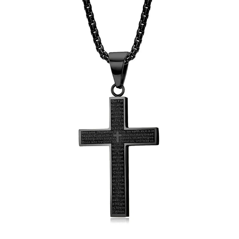FaithGuard Prayer Cross Necklace