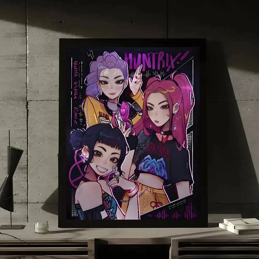 K-Pop Demon Hunters Movie Poster Wall Decal