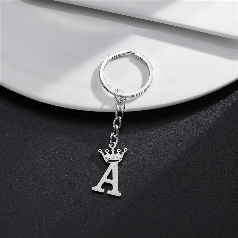 Royal Initial Keychain Charm