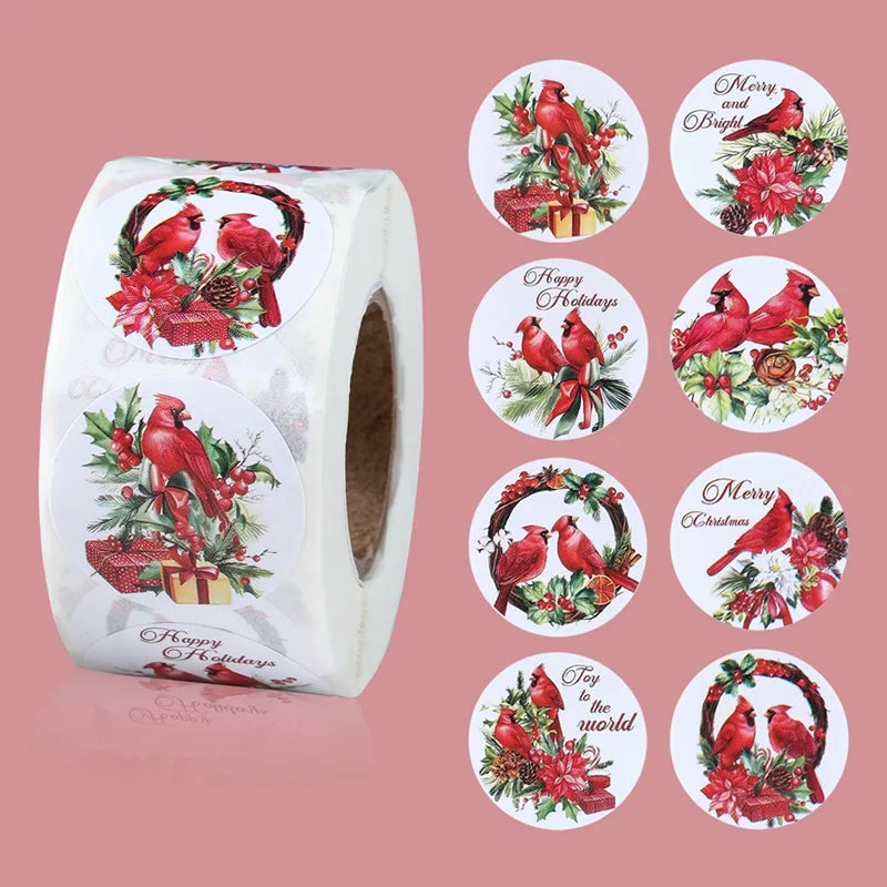 500Pcs Christmas Stickers Set