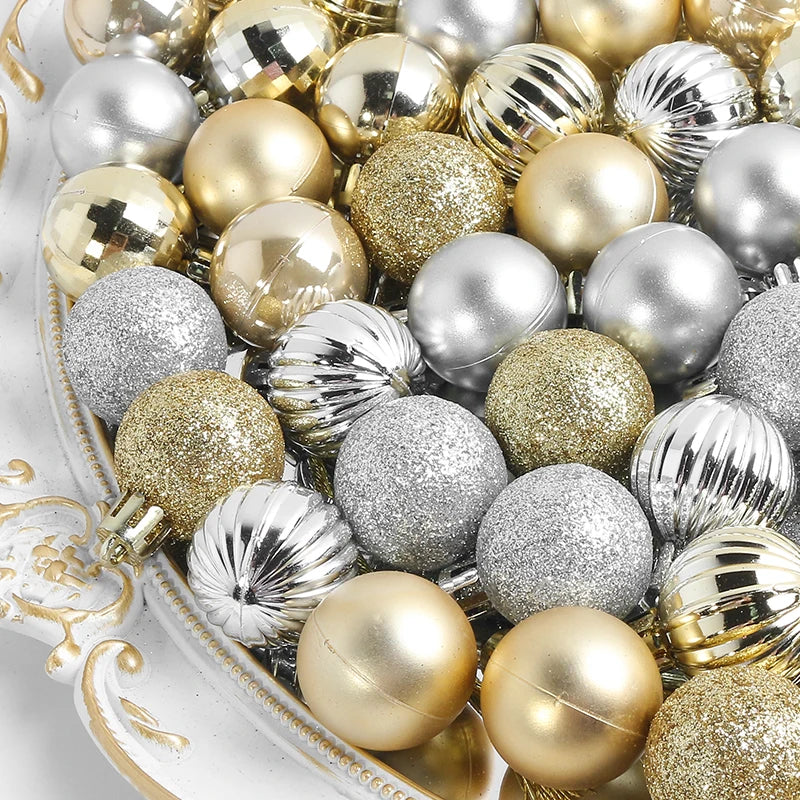 Elegant Xmas Tree Decorations for Home, Party, and New Year 2026 Décor