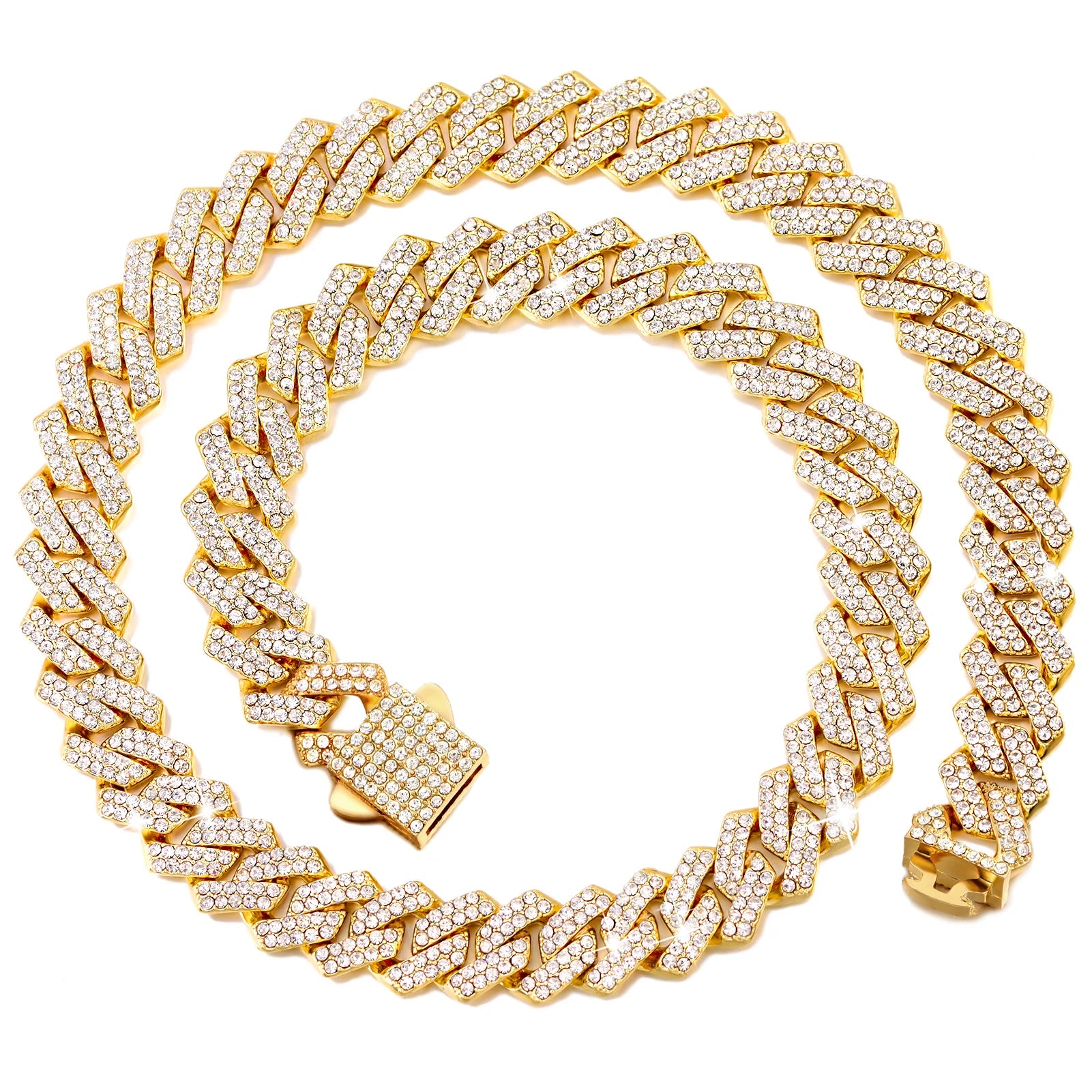 Iced Out Cuban Link Chain