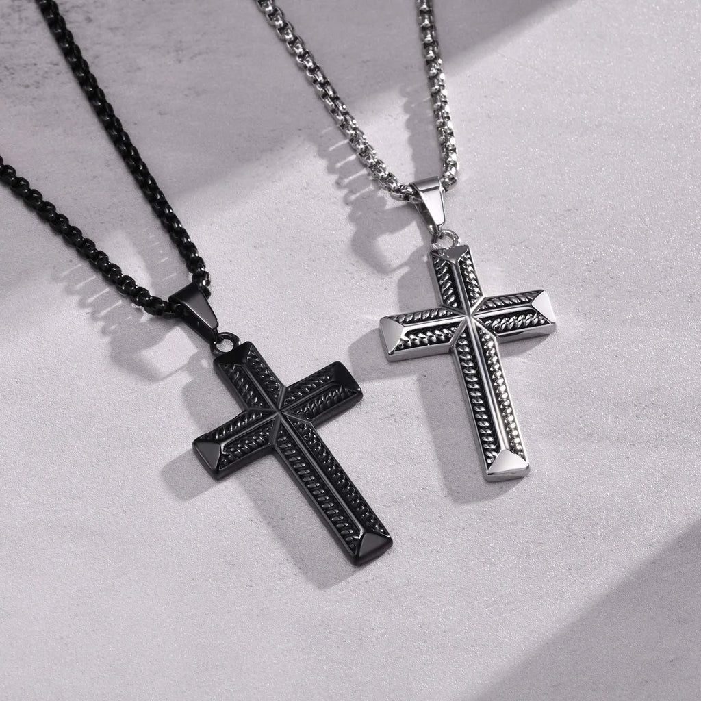 SteelFaith Cross Necklace
