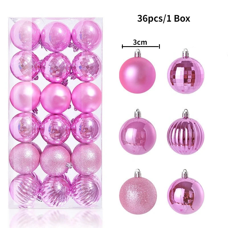Elegant Xmas Tree Decorations for Home, Party, and New Year 2026 Décor