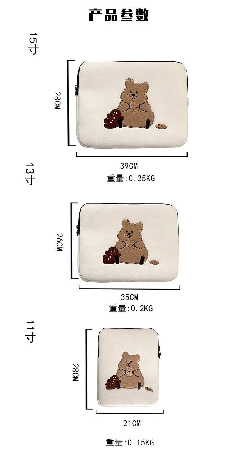 Korean Cute Multi-Size Laptop & Tablet Sleeve