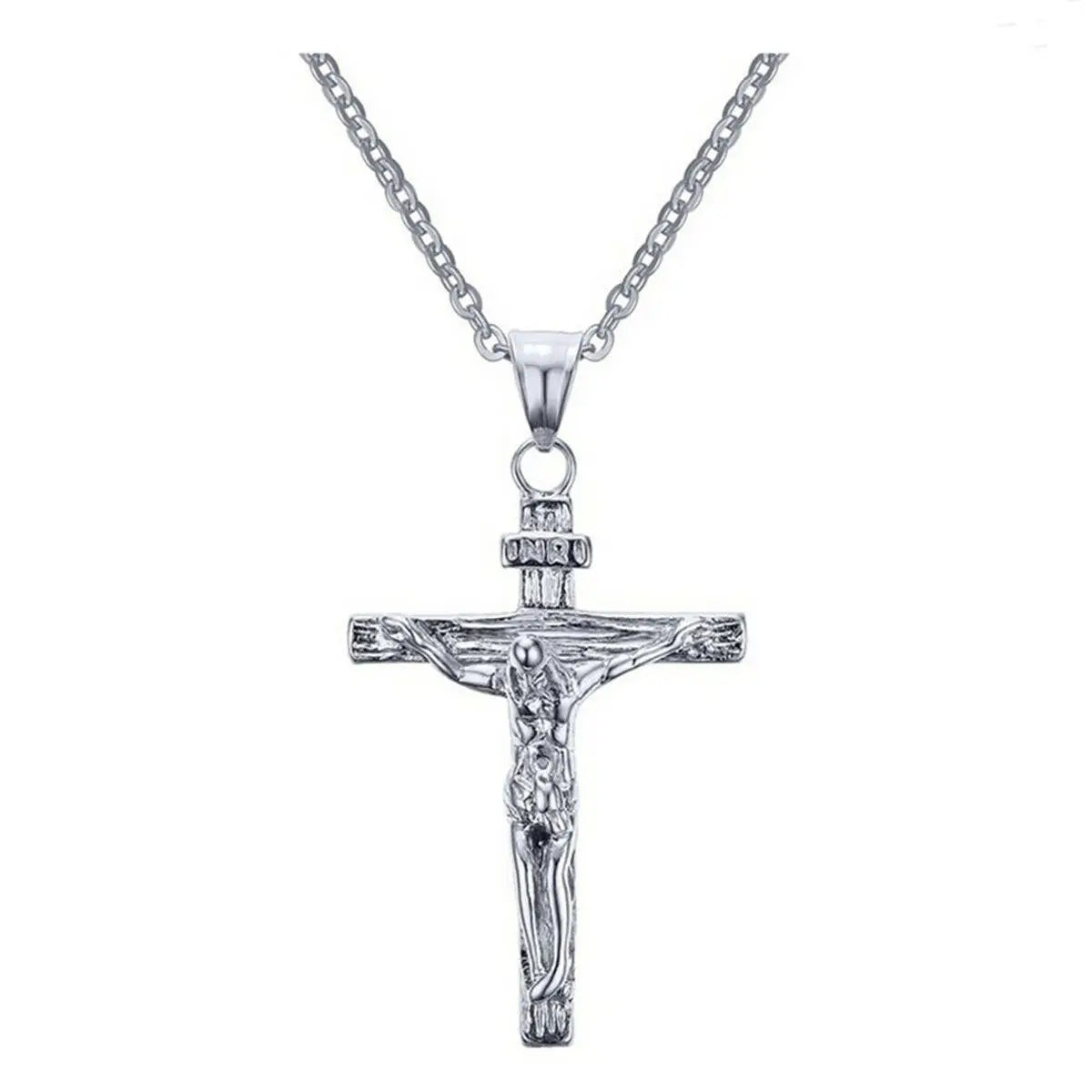 Vintage Gothic Cross Pendant Necklace