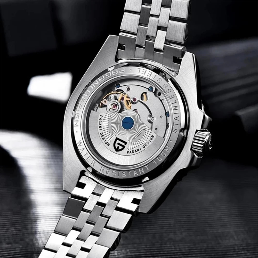 Luxury Automatic GMT Watch – 40MM Sapphire Steel Precision