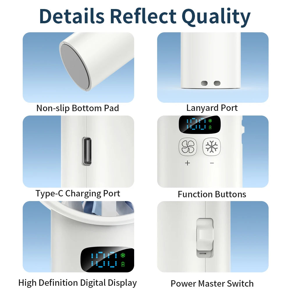 5200mAh Handheld Mini Fan