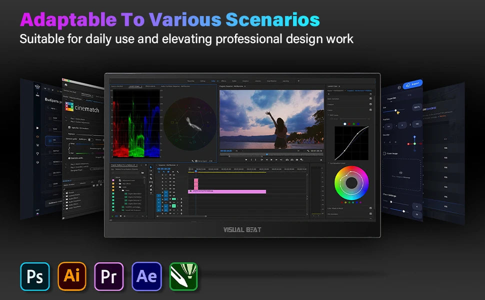 17.3" 4K Portable Touchscreen Monitor