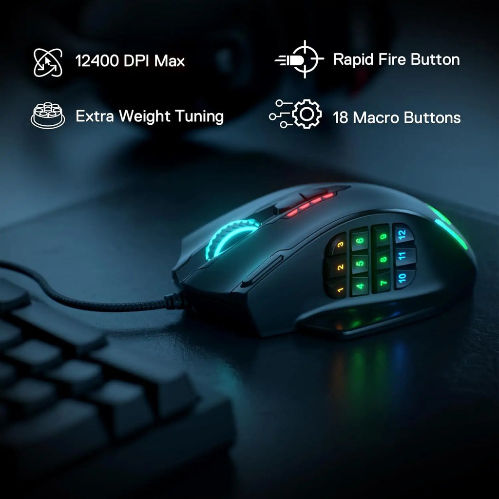 Redragon M908 RGB Elite Gaming Mouse