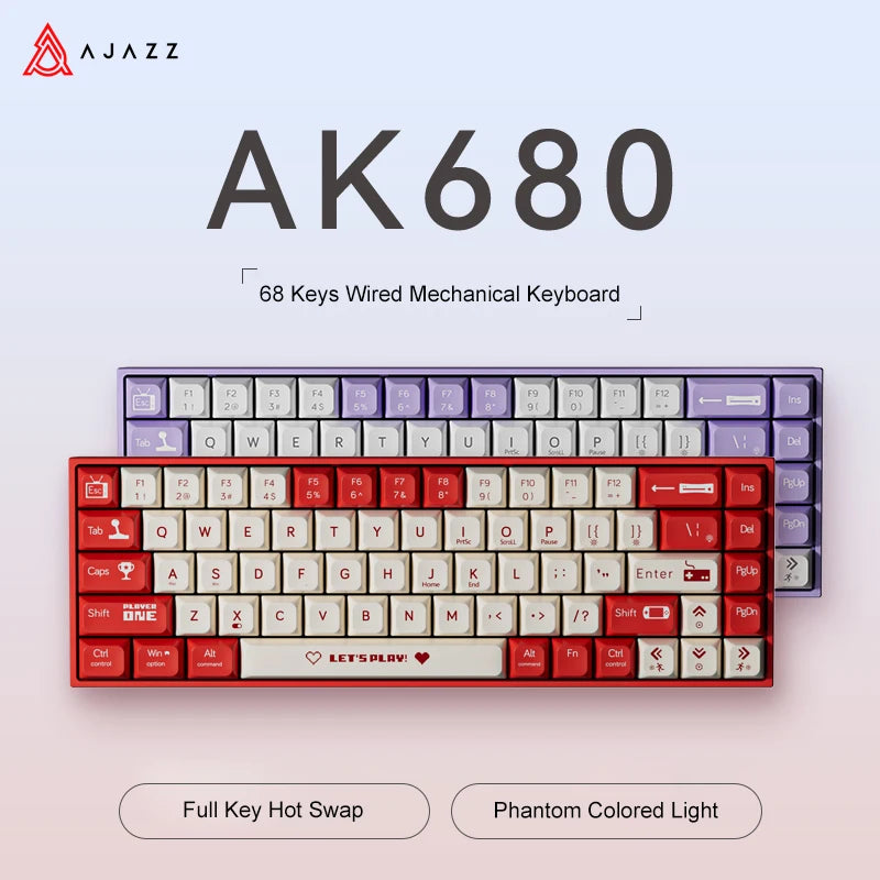 AJAZZ AK680 – Compact Pro Gaming Keyboard