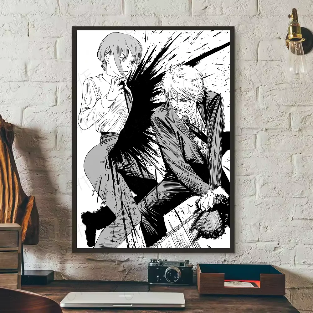 Chainsaw Man Anime Poster – Waterproof Wall Art