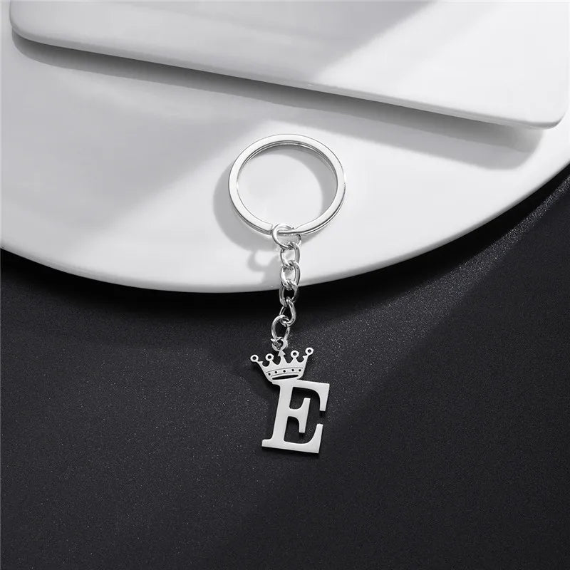 Royal Initial Keychain Charm