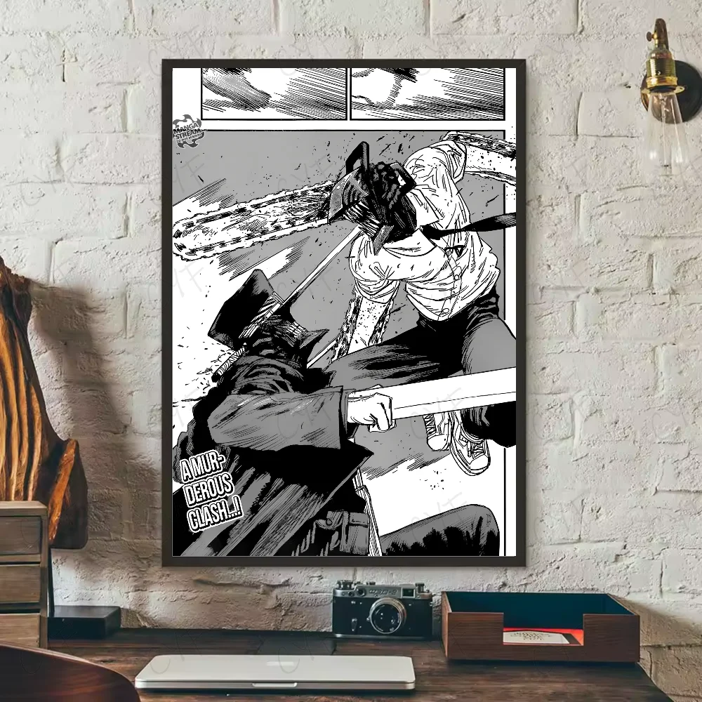 Chainsaw Man Anime Poster – Waterproof Wall Art