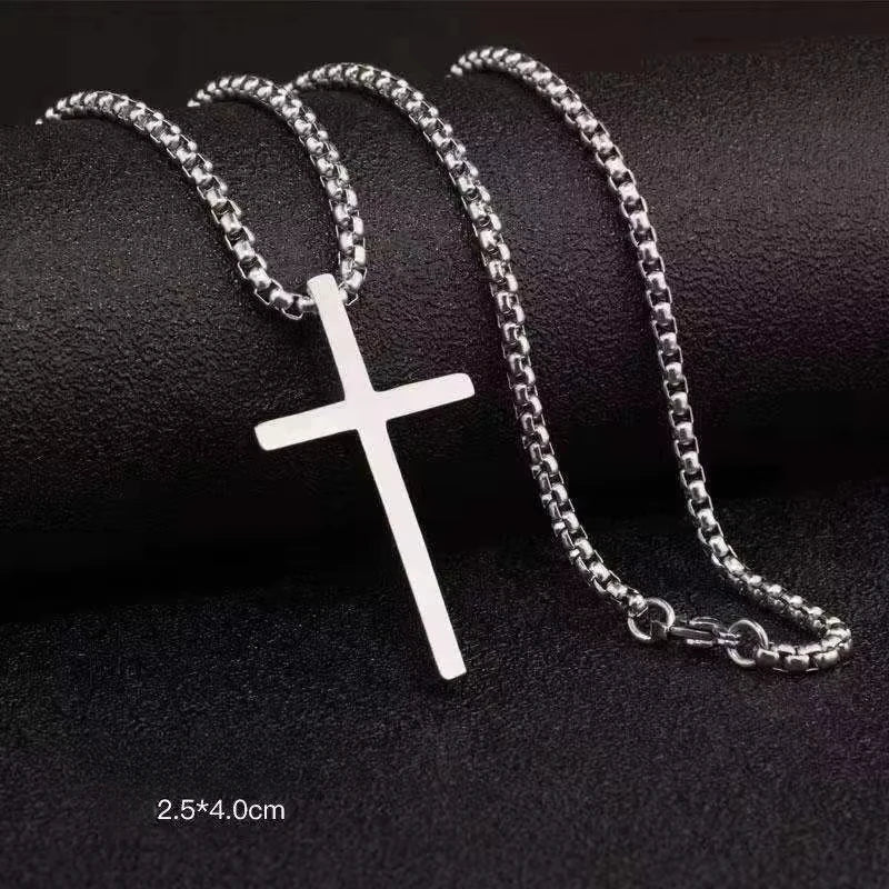 Simple Cross Necklace for Men