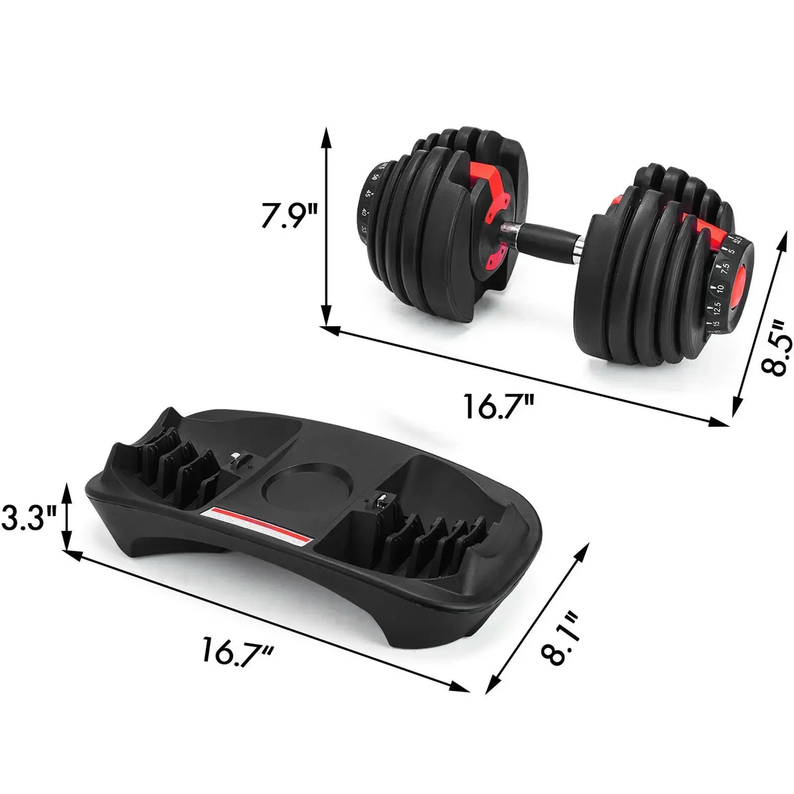 Adjustable Dumbbells Set