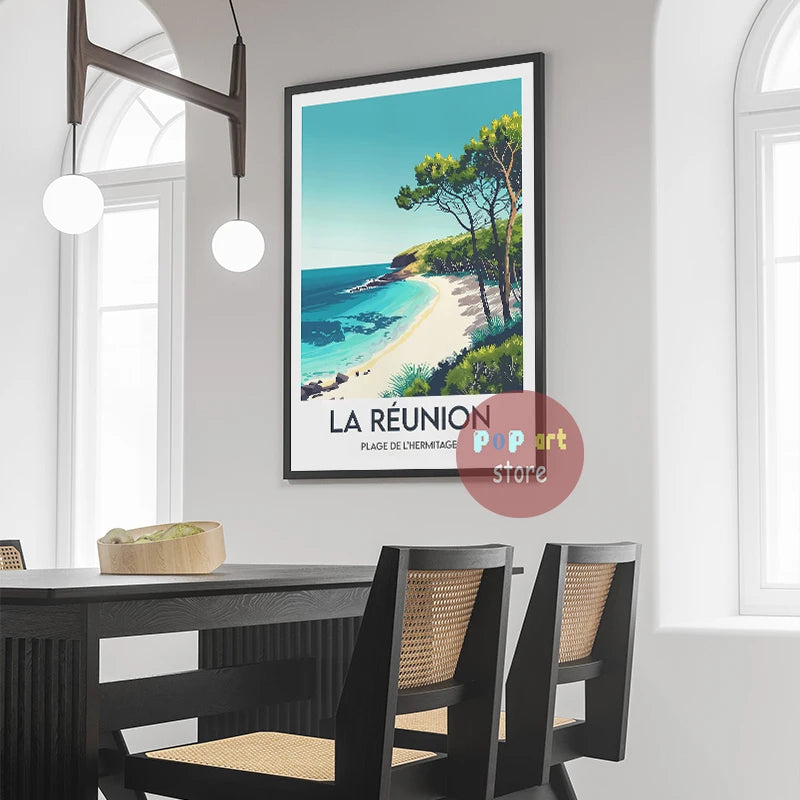 La Réunion Travel Canvas