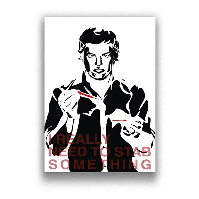 Dexter TV Show Canvas Poster