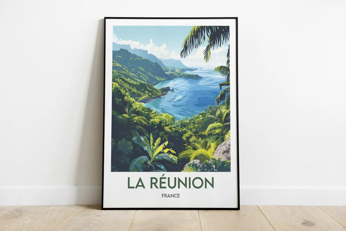 La Réunion Travel Canvas