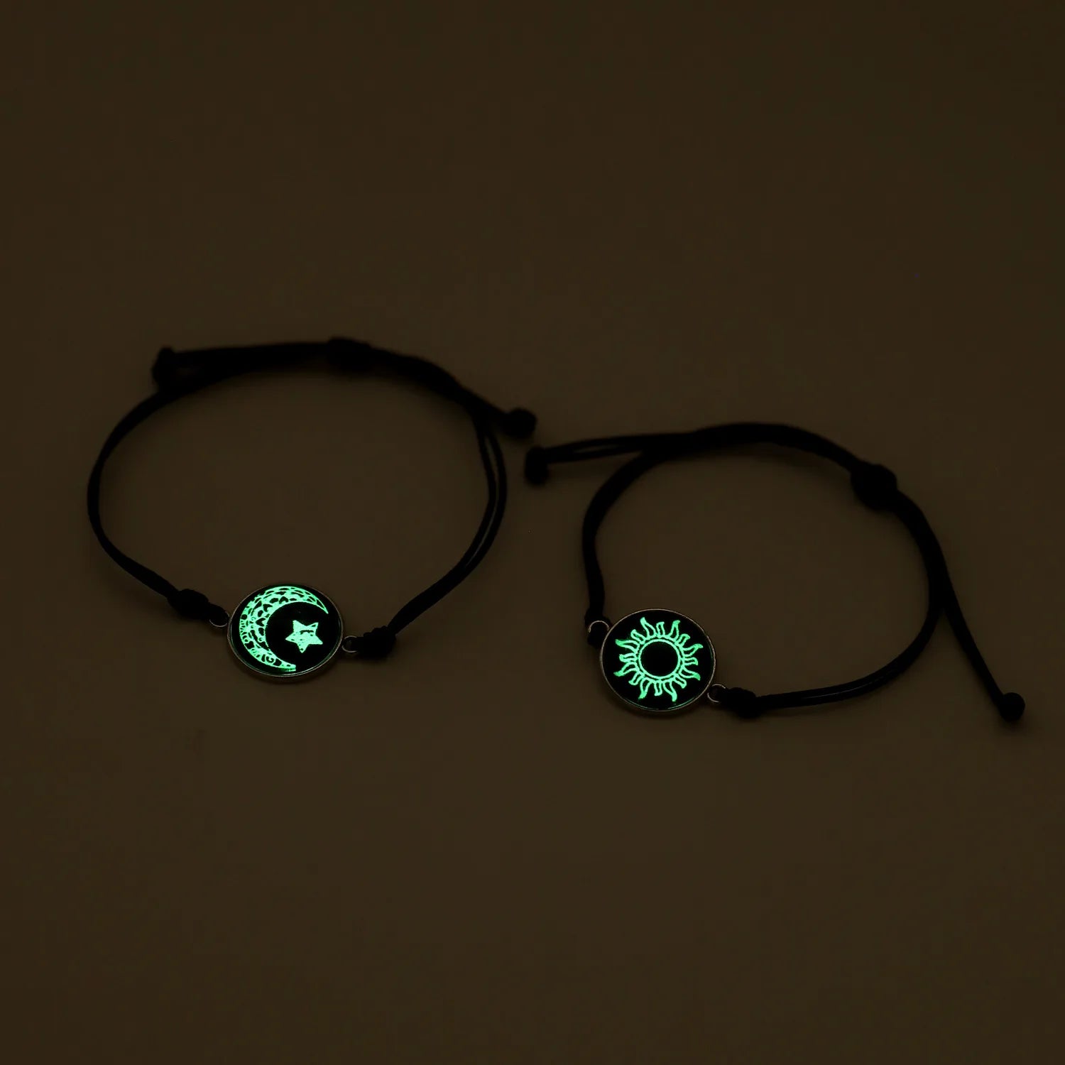 Luminous Sun & Moon Couple Bracelets