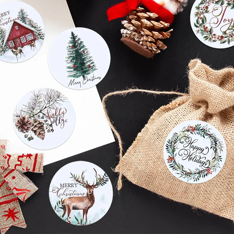 500Pcs Christmas Stickers Set