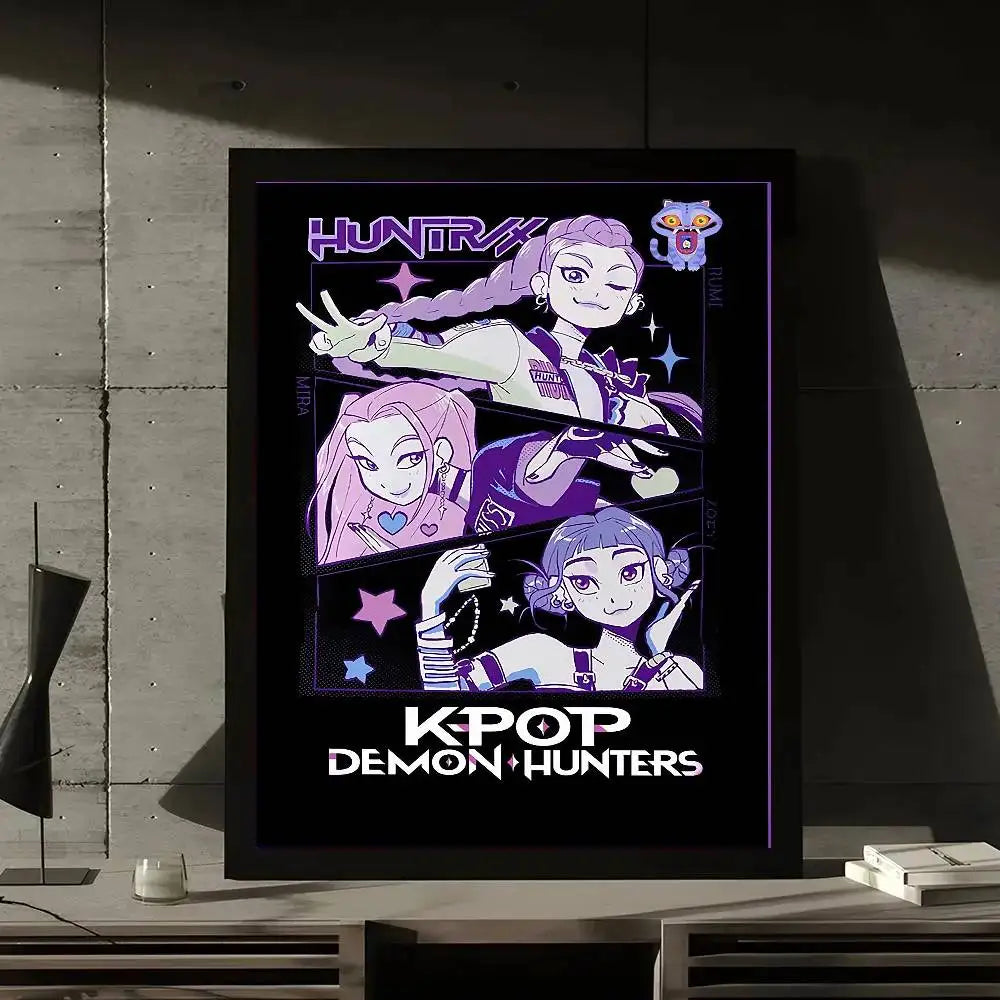 K-Pop Demon Hunters Movie Poster Wall Decal
