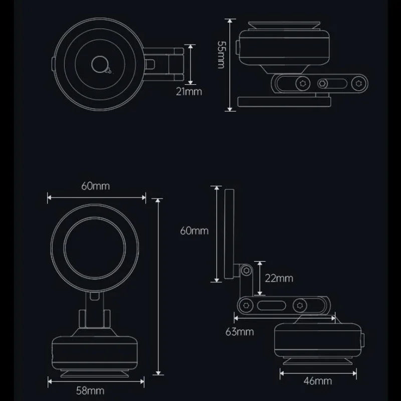 X93 Magnetic Car Phone Holder