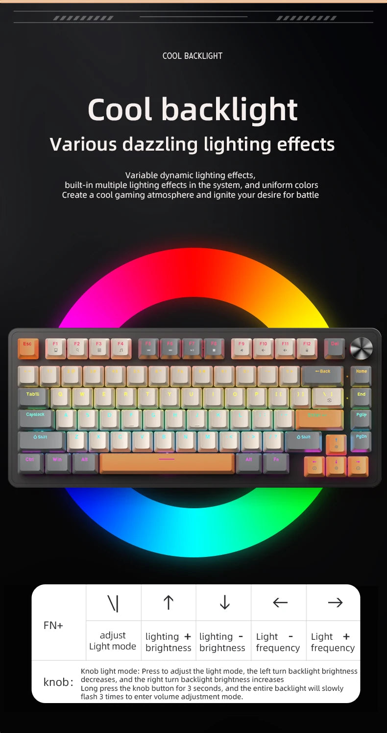 APAYADO 75% Wired Mechanical Gaming Keyboard