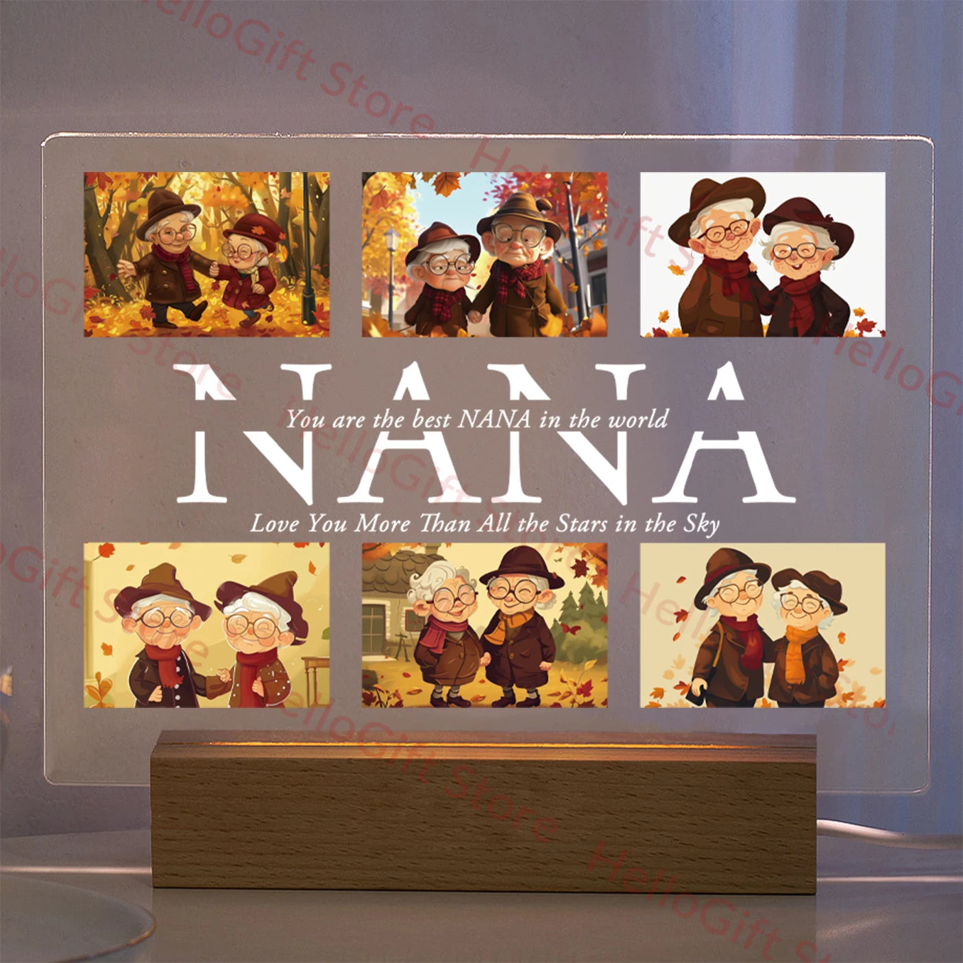 Memory Glow 3D Personalized Night Light