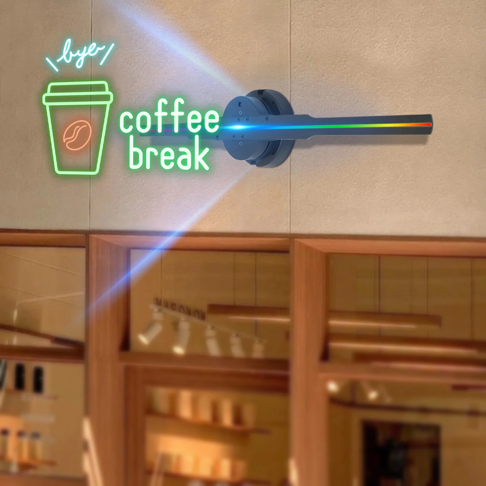 16.3" 3D Hologram Display Fan with WiFi