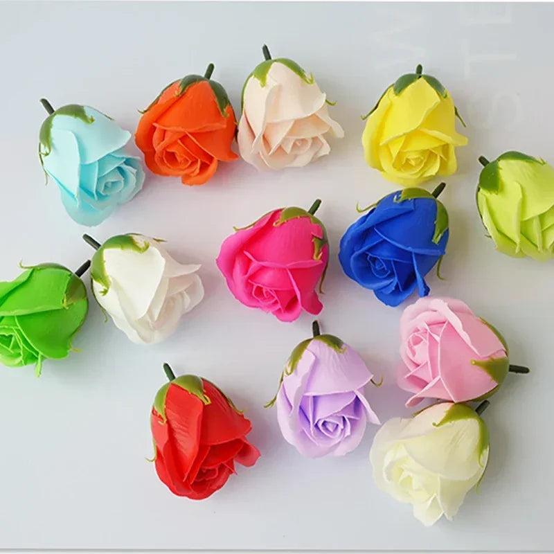 50pcs Artificial Rose Heads