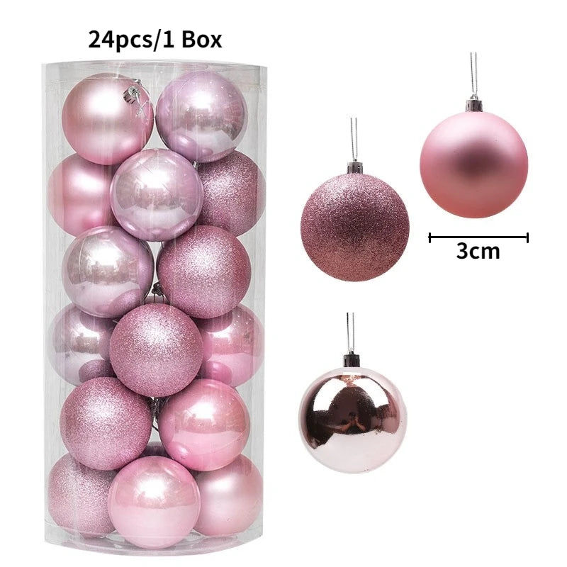 Elegant Xmas Tree Decorations for Home, Party, and New Year 2026 Décor