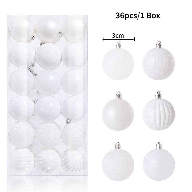 Elegant Xmas Tree Decorations for Home, Party, and New Year 2026 Décor